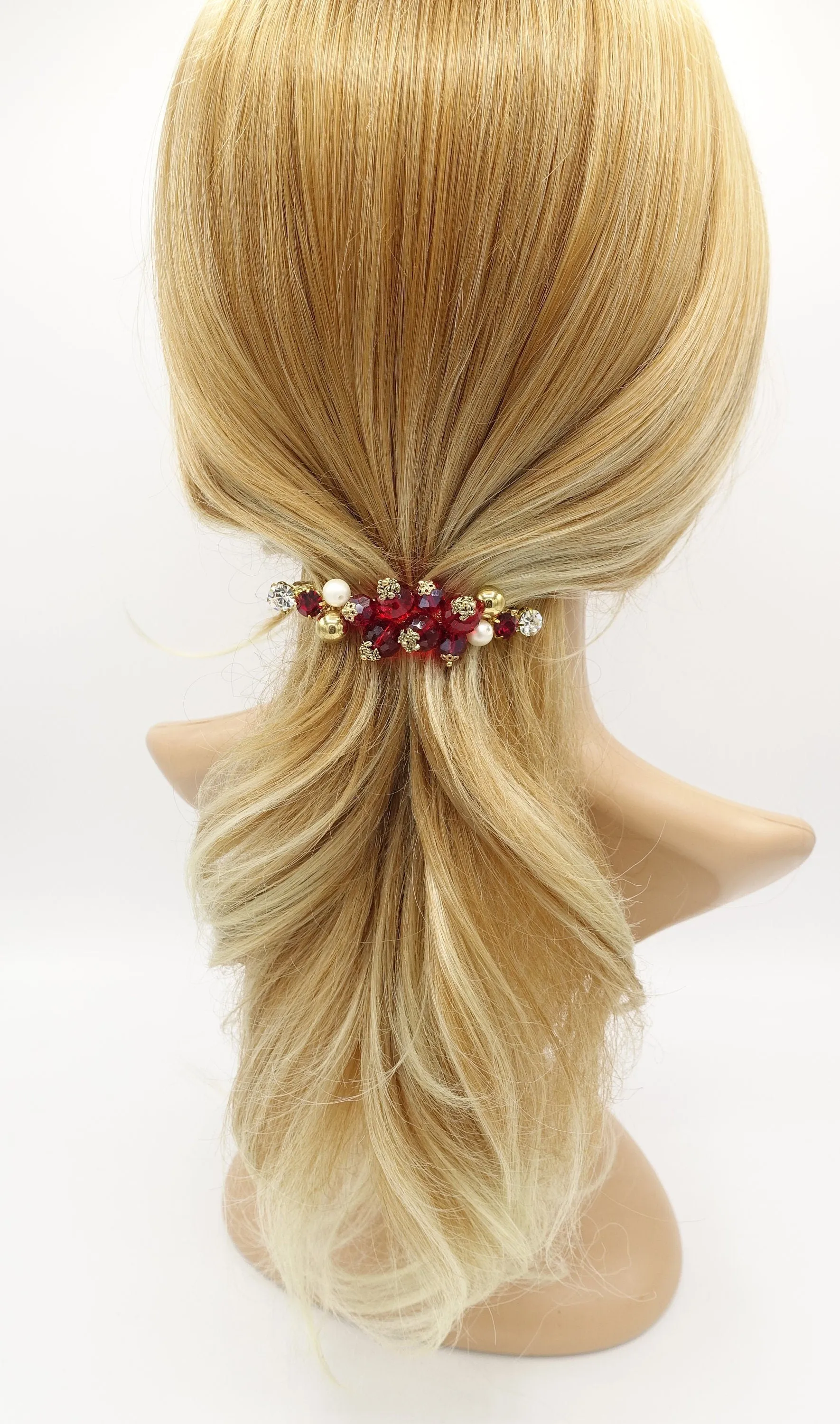 crystal hair barrette bling rhinestone hair accessory for women