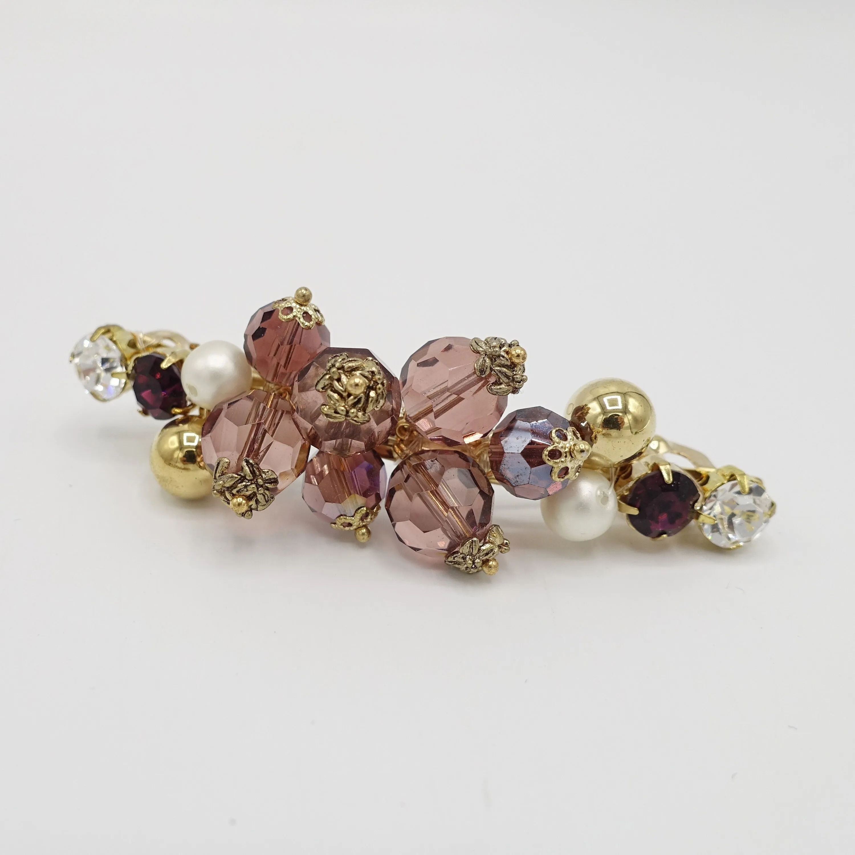 crystal hair barrette bling rhinestone hair accessory for women