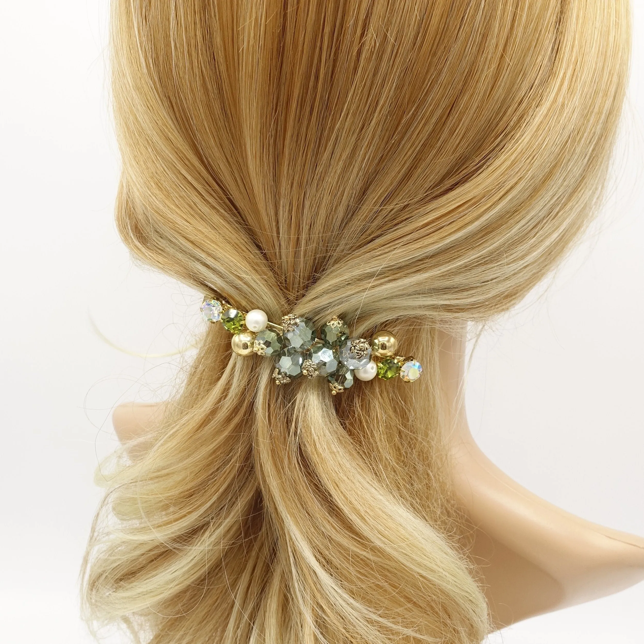 crystal hair barrette bling rhinestone hair accessory for women