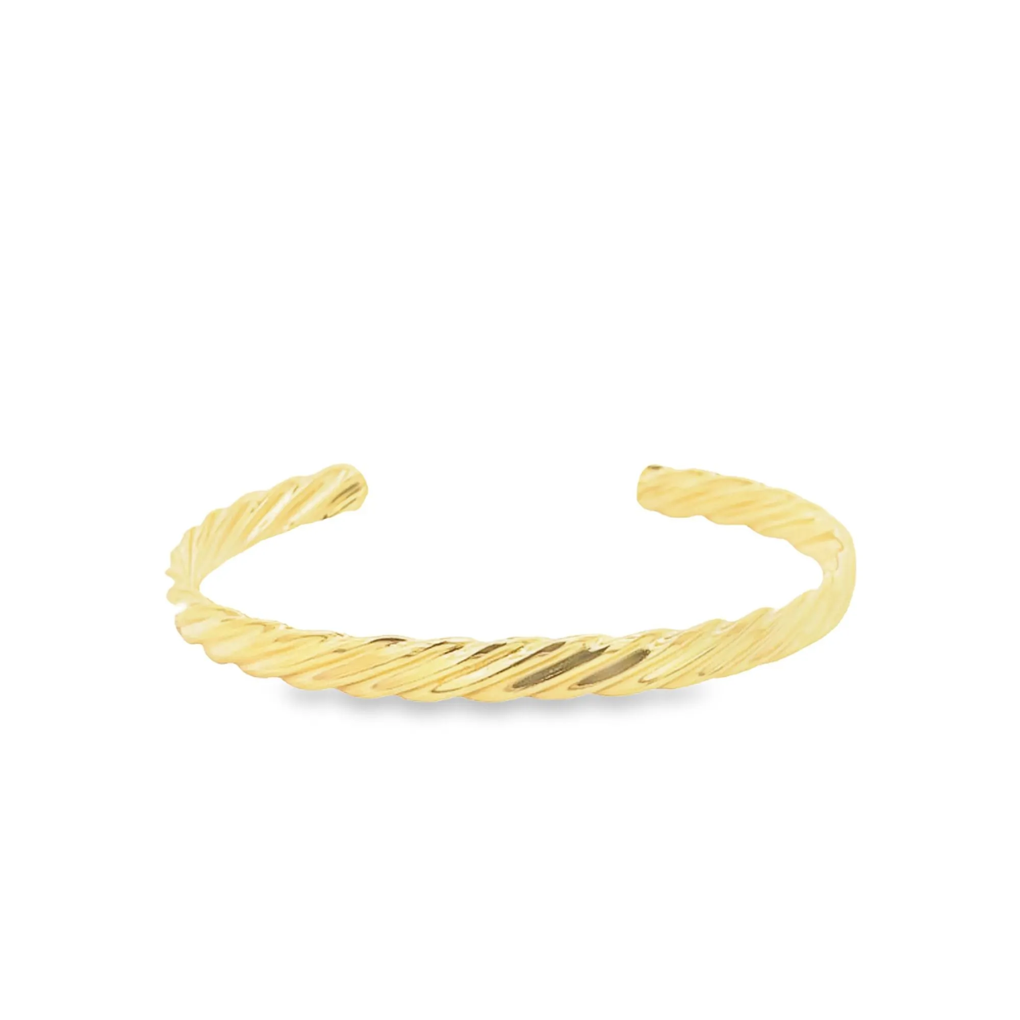 Cuff Open Bracelet Twisted Bangle (B55)