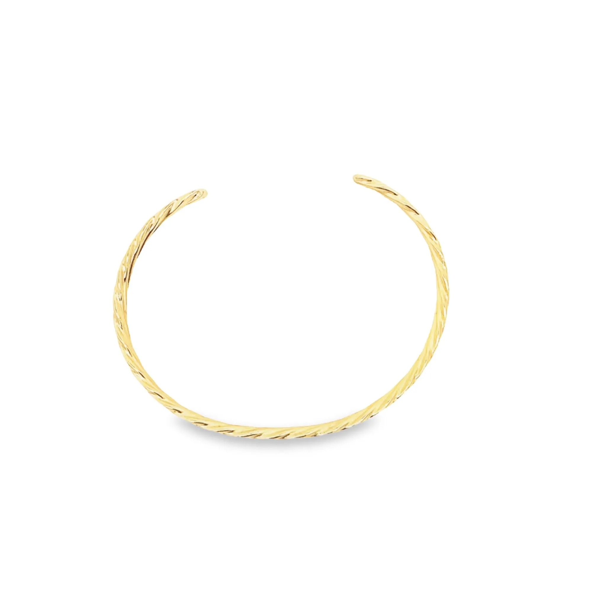 Cuff Open Bracelet Twisted Bangle (B55)