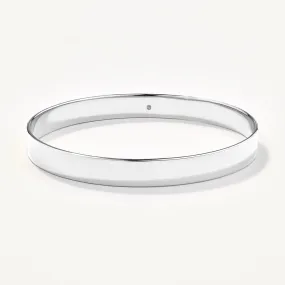 Curve Bangle in Silver