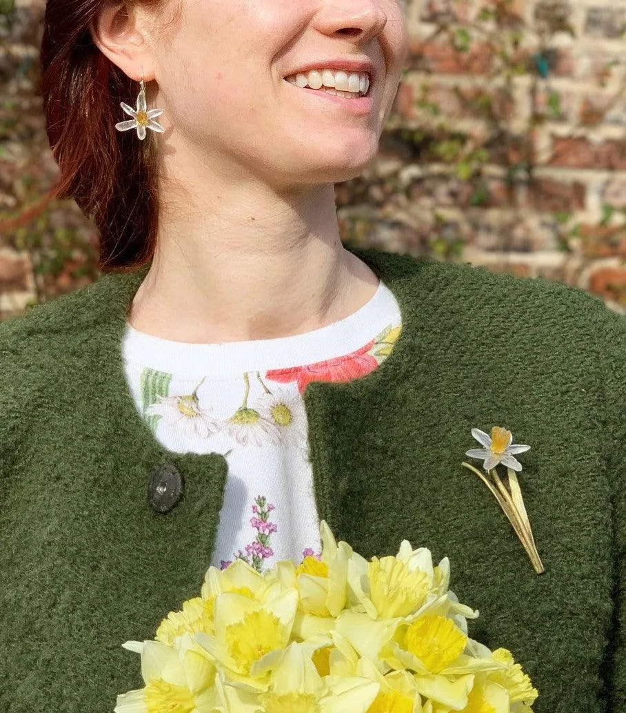 Daffodil Brooch