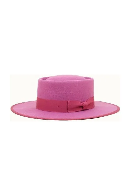 Dahlia Pink Gambler Hat