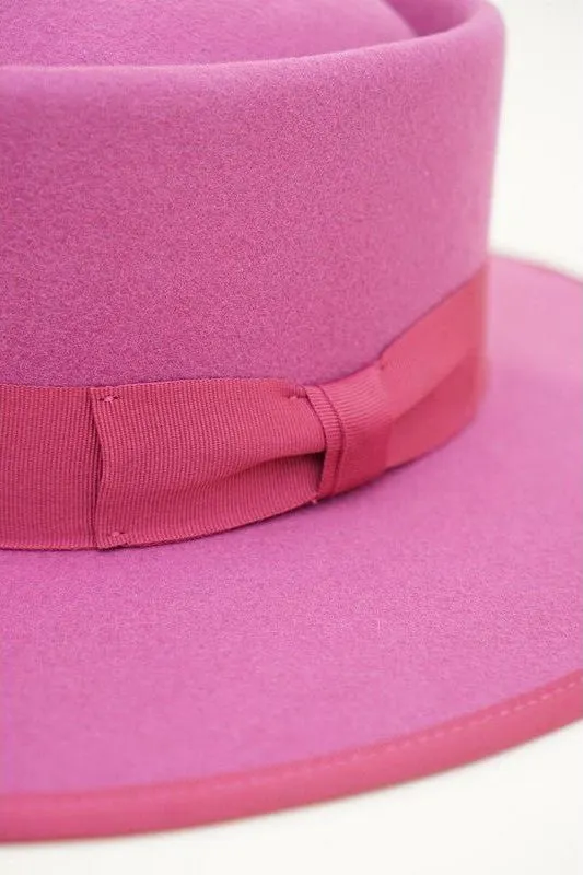 Dahlia Pink Gambler Hat