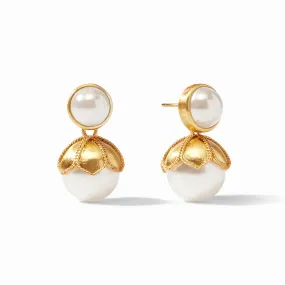 DELPHINE PEARL STATEMENT EARRING