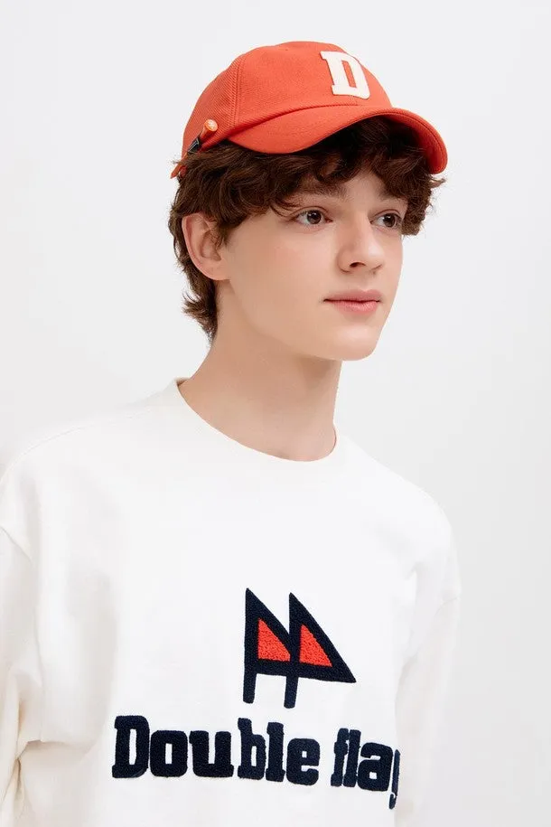DF Orange EmbroideryDecorated Cotton Cap (DXHE2E902O2)