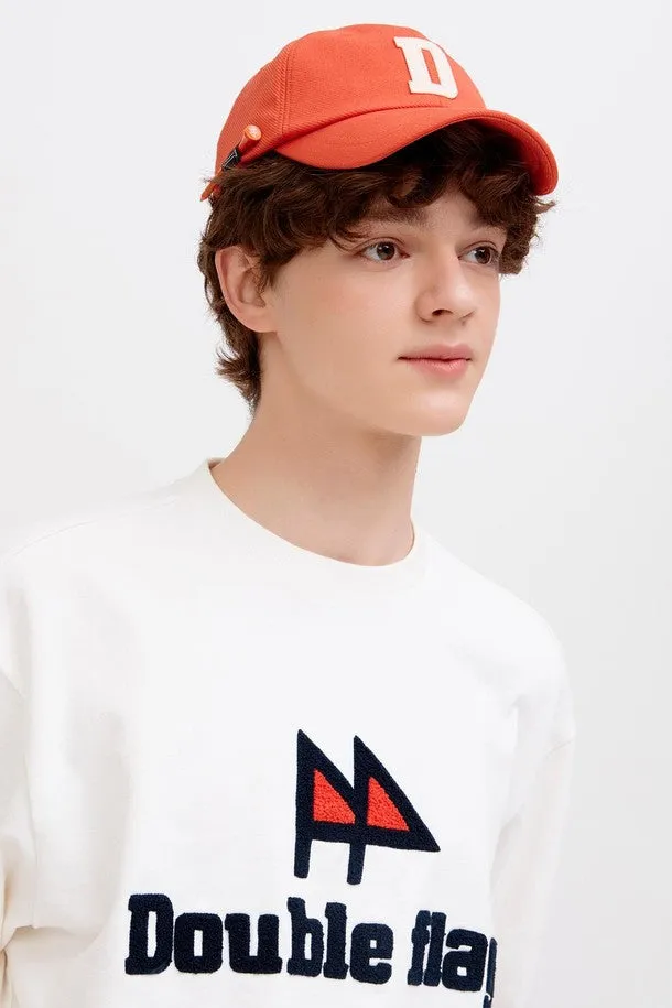 DF Orange EmbroideryDecorated Cotton Cap (DXHE2E902O2)