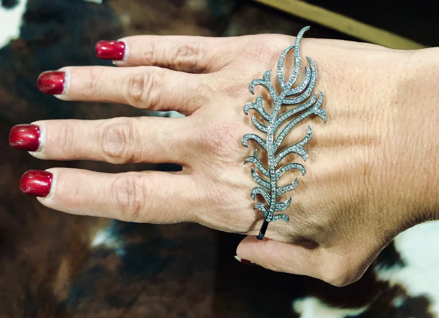 Diamond Palm Bracelet