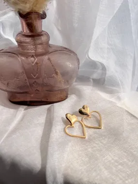 Double Heart Earrings