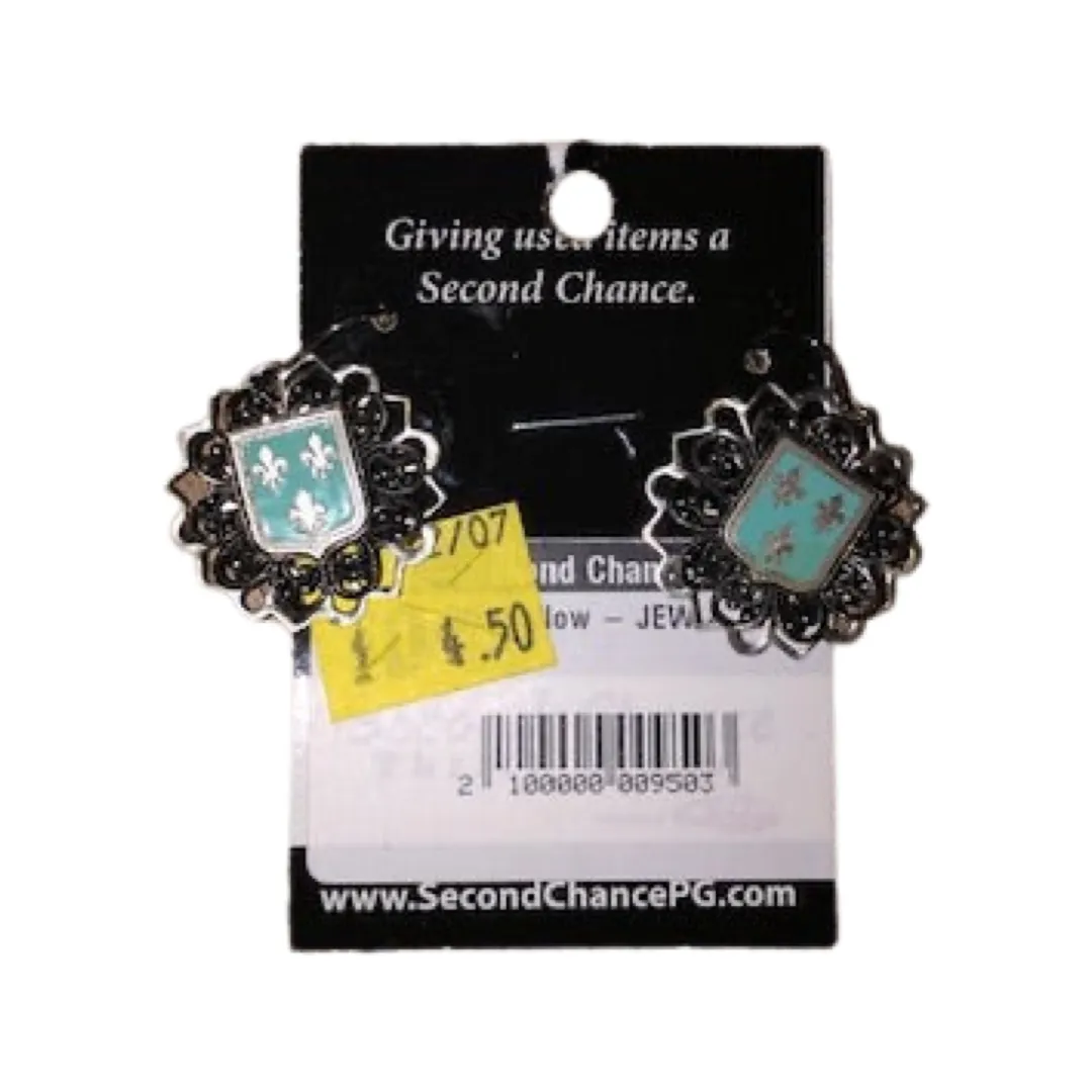 Earrings-silver dangle