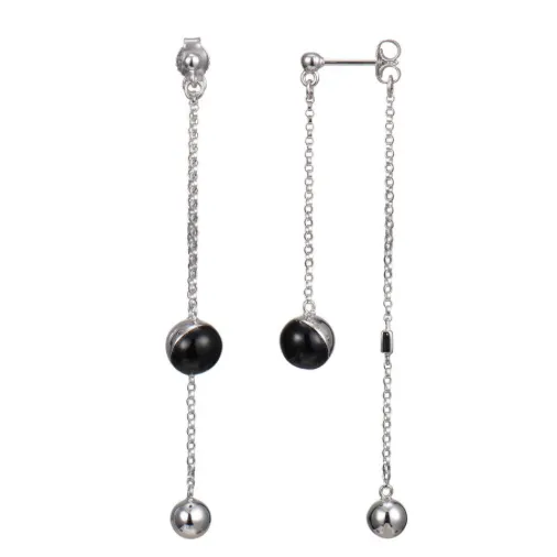 ELLE™ DOUBLE  DROP AGATE EARRINGS