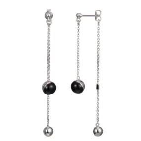 ELLE™ DOUBLE  DROP AGATE EARRINGS