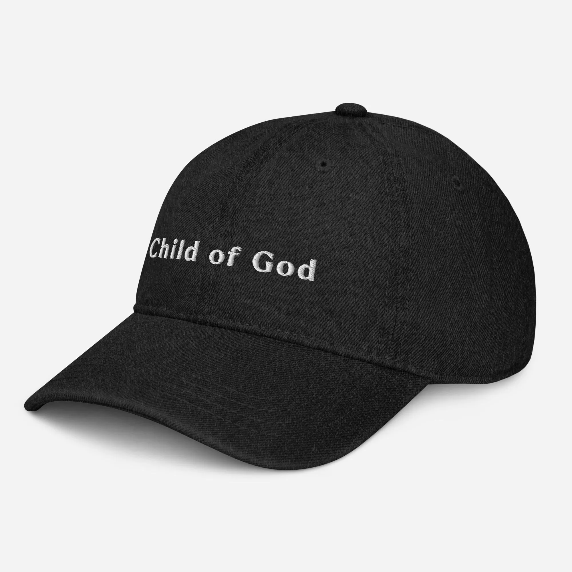 Embroidered Denim Hat - Child of God