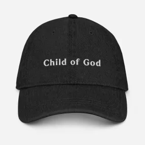 Embroidered Denim Hat - Child of God