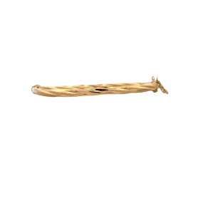 ESTATE Yellow Gold Twist Bangle