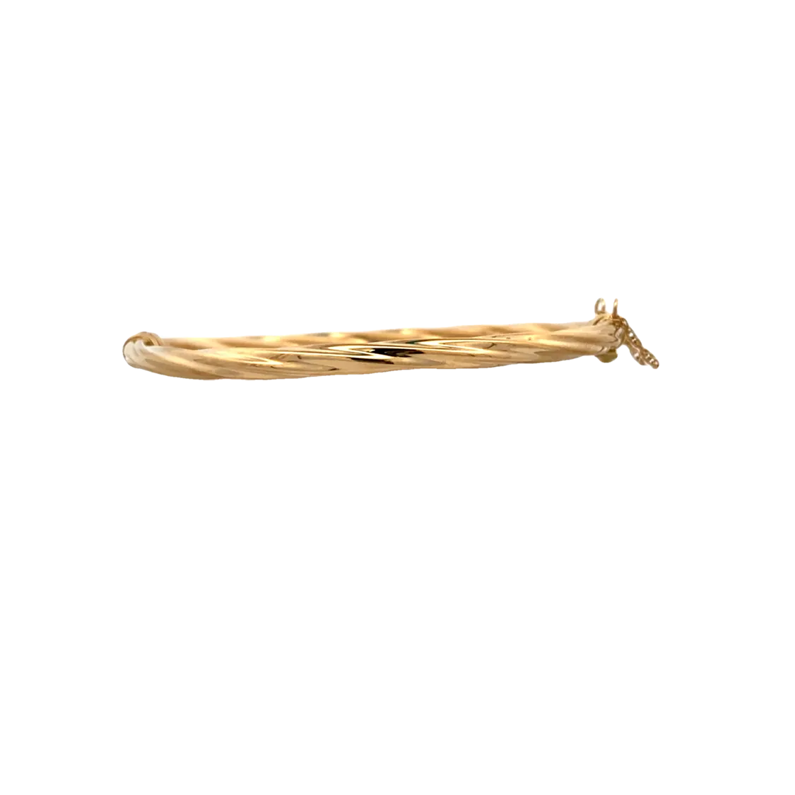 ESTATE Yellow Gold Twist Bangle