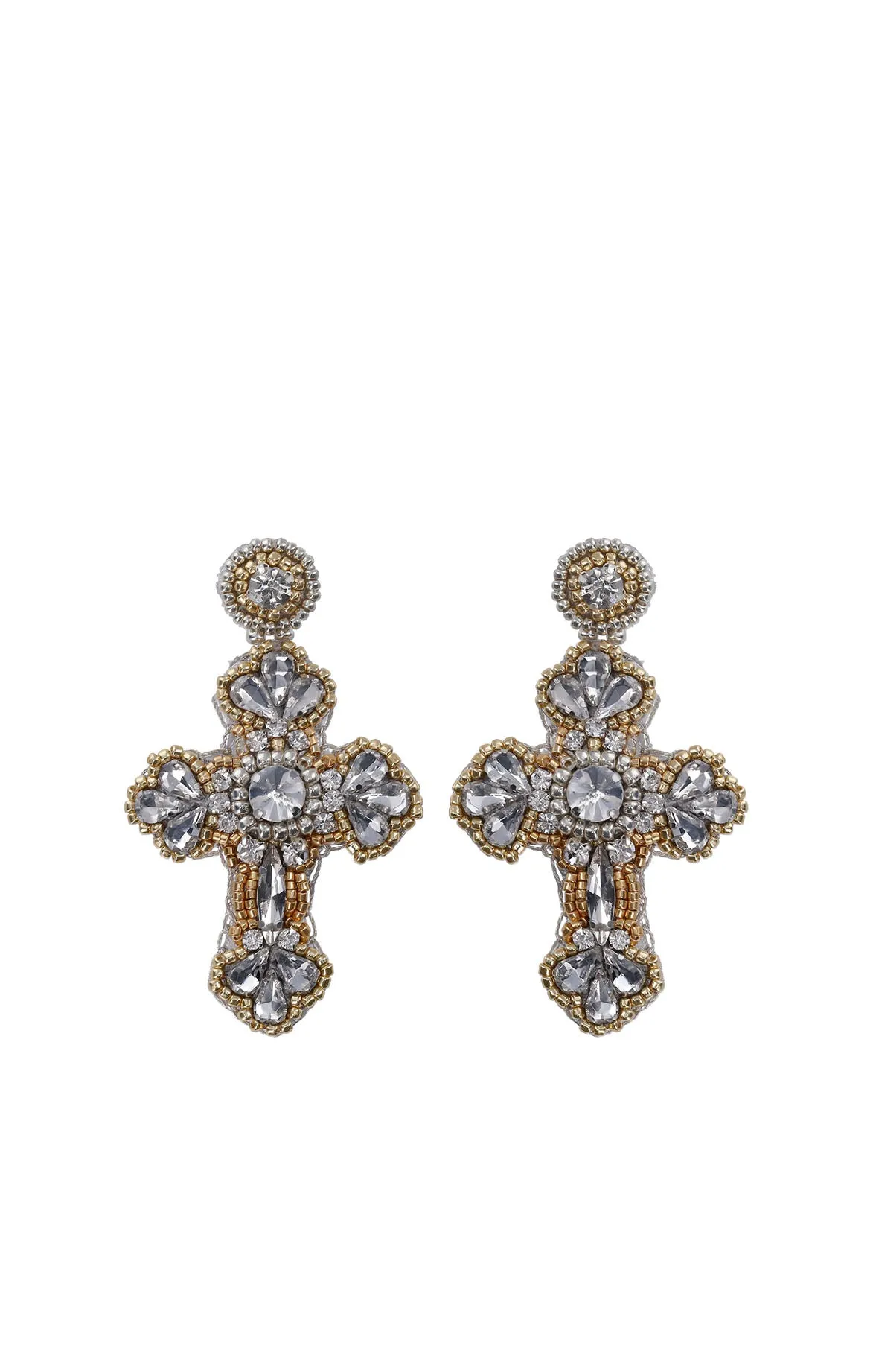 Fiore Cross Earrings
