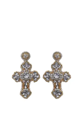 Fiore Cross Earrings