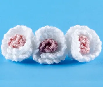 Floral Bridal Barrette Pattern (Crochet)
