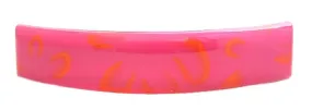 Floral Thick Barrette Bright Color