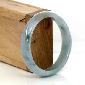 Genuine Burmese Jadeite Jade Bangle Bracelet (58.9 mm) #205