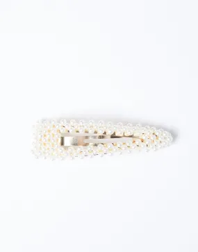 Golden Pearls Barrette