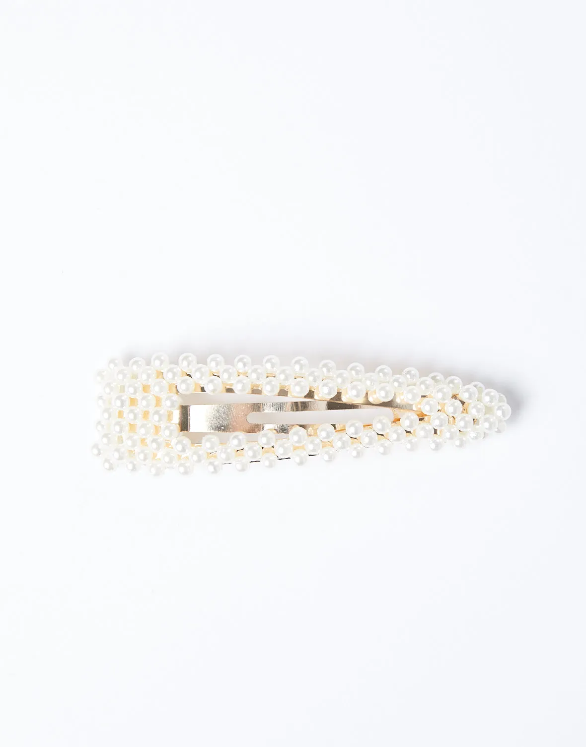 Golden Pearls Barrette