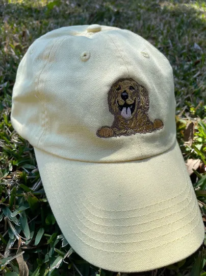 Golden Retriever Dog Embroidery hat /Personalized hat /Dog mom hat/Dog Cap