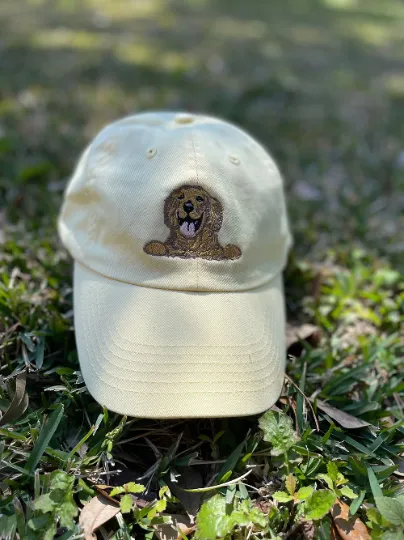 Golden Retriever Dog Embroidery hat /Personalized hat /Dog mom hat/Dog Cap