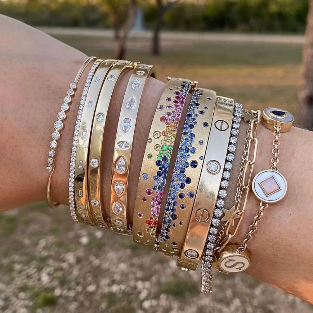 Graduated Bubble Bangle