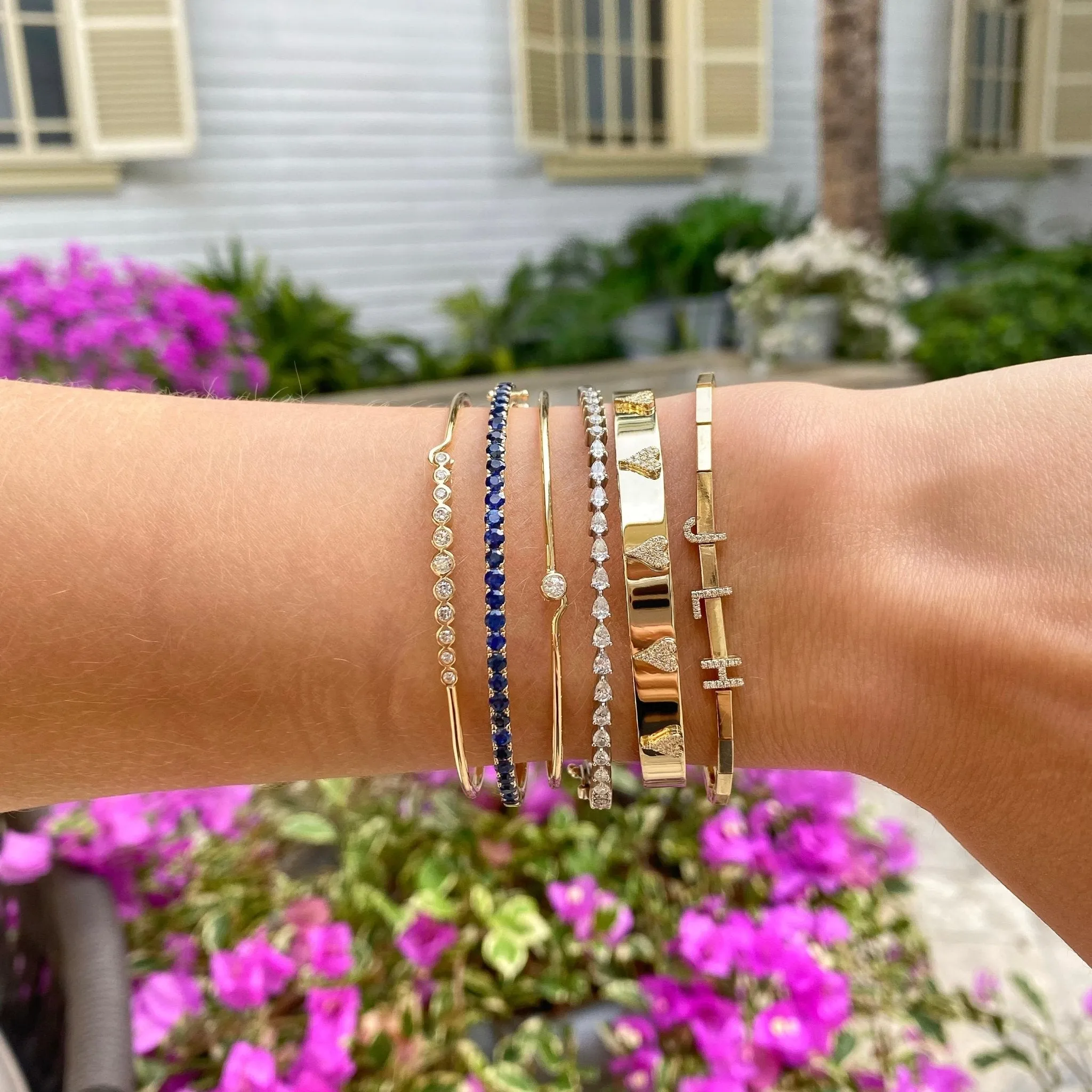 Graduated Bubble Bangle
