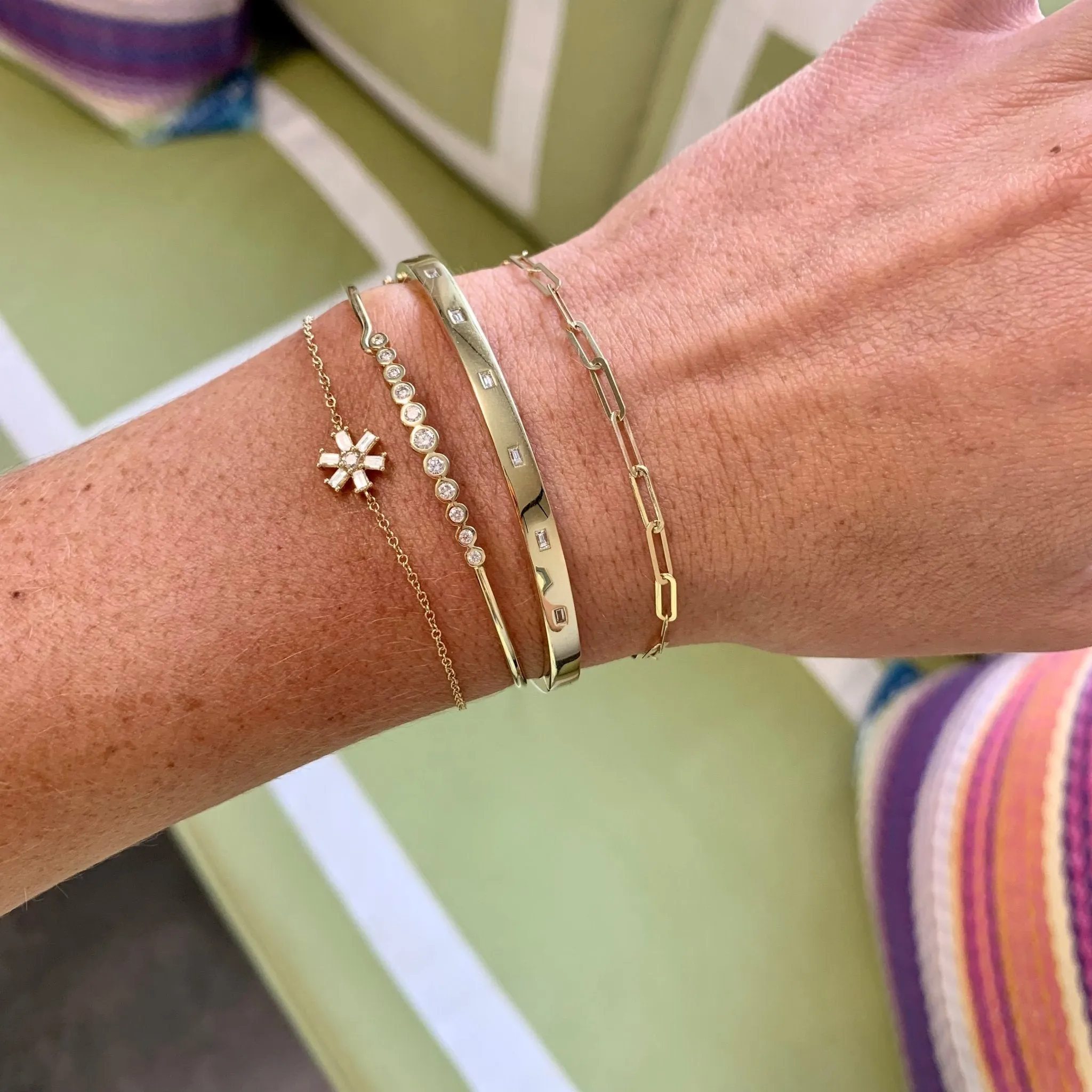 Graduated Bubble Bangle