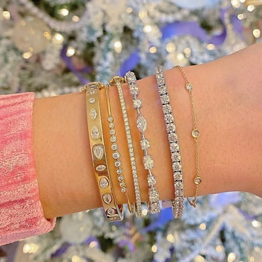 Graduated Bubble Bangle