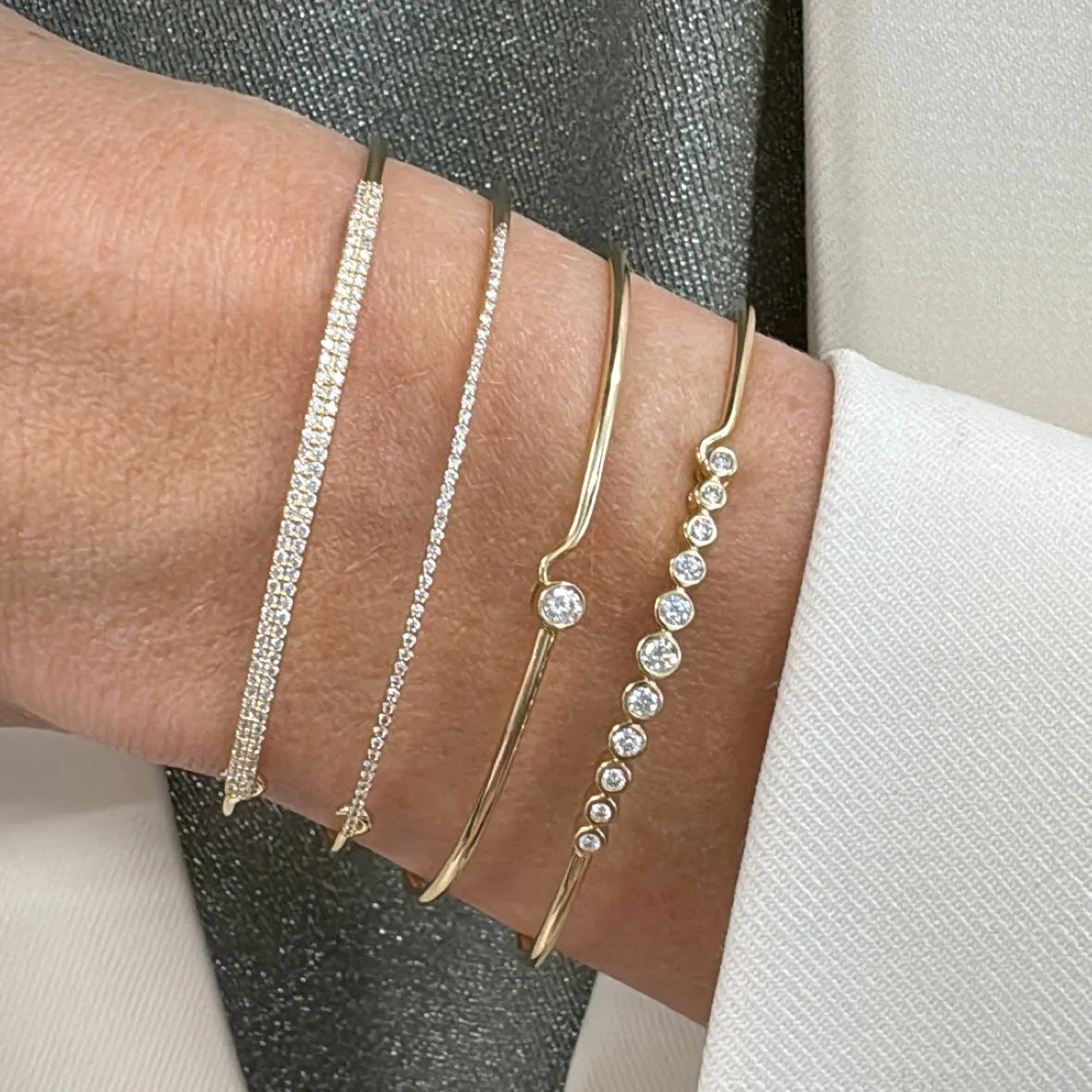 Graduated Bubble Bangle