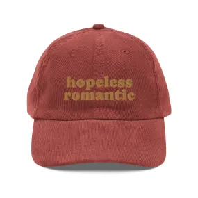 Hopeless Romantic Vintage Corduroy Cap