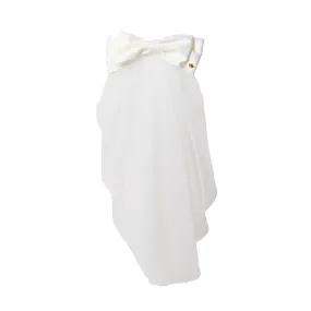 IVORY PRISCILLA BOW VEIL