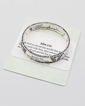 JOHN 3:16 Stretch Bracelet