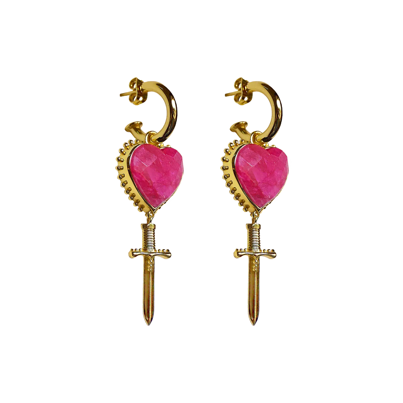 Juliet Earrings - Ruby