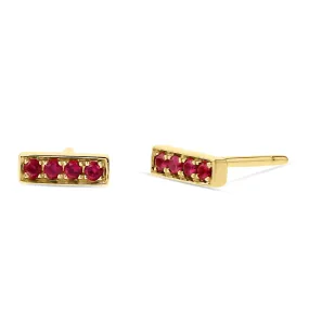 Kimberly Collins Ruby Line Studs