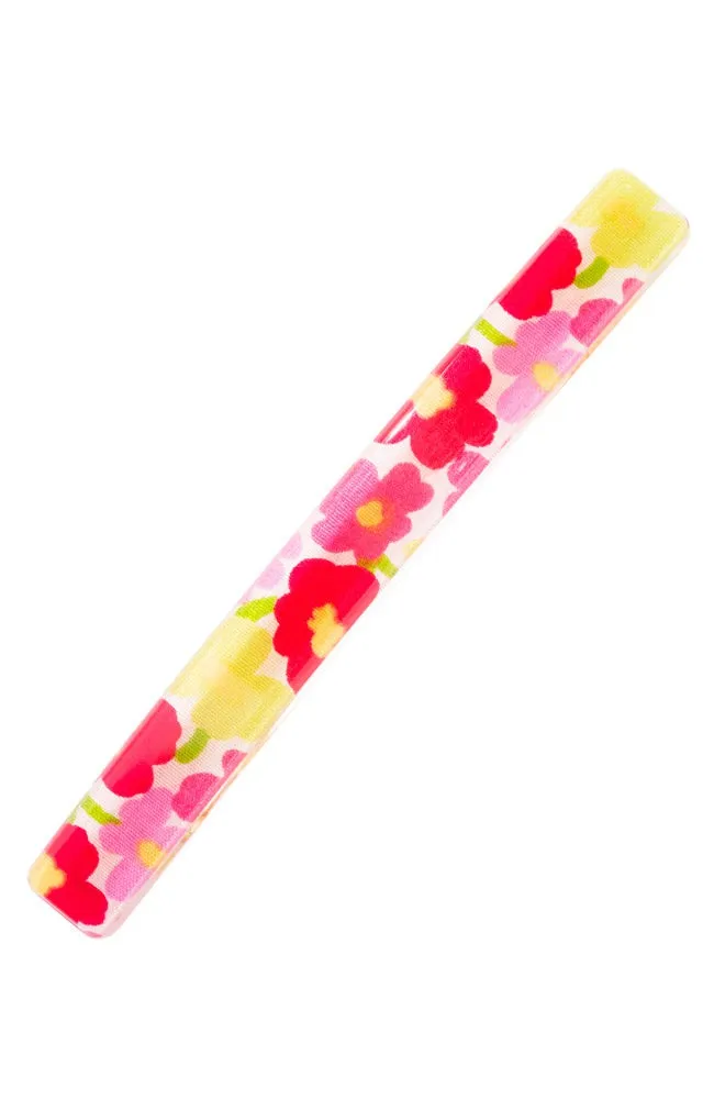 Kona Long & Skinny Barrette - Osaka Pink