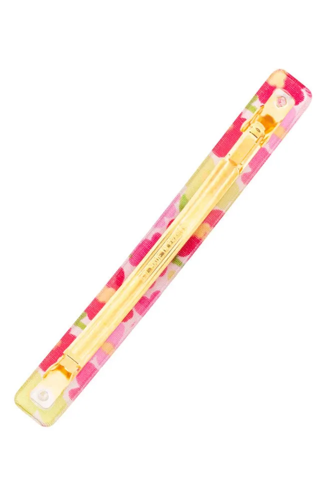 Kona Long & Skinny Barrette - Osaka Pink