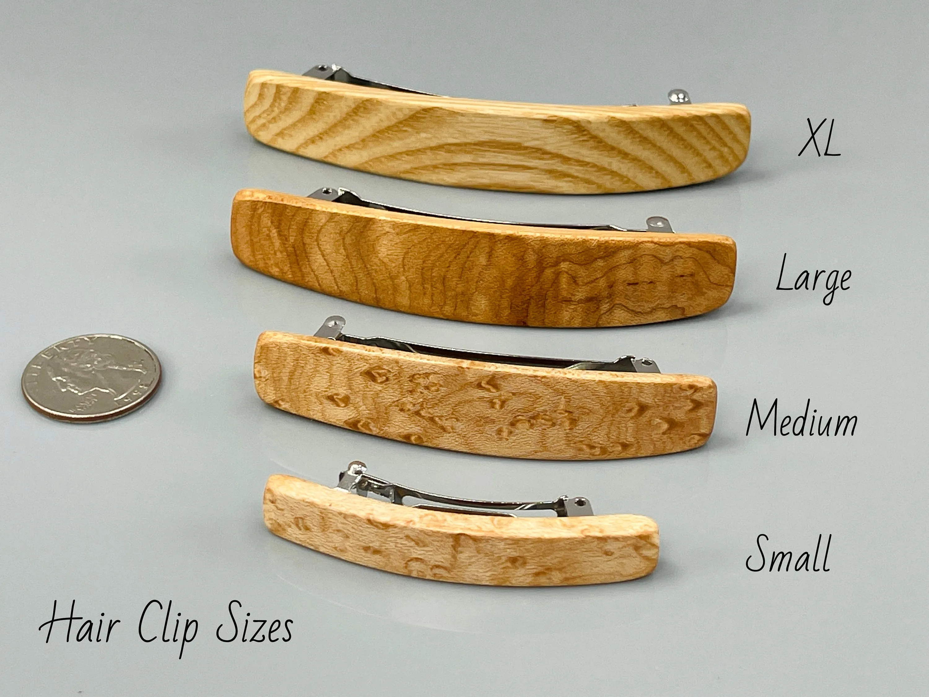 Large Chechen wood hair clip