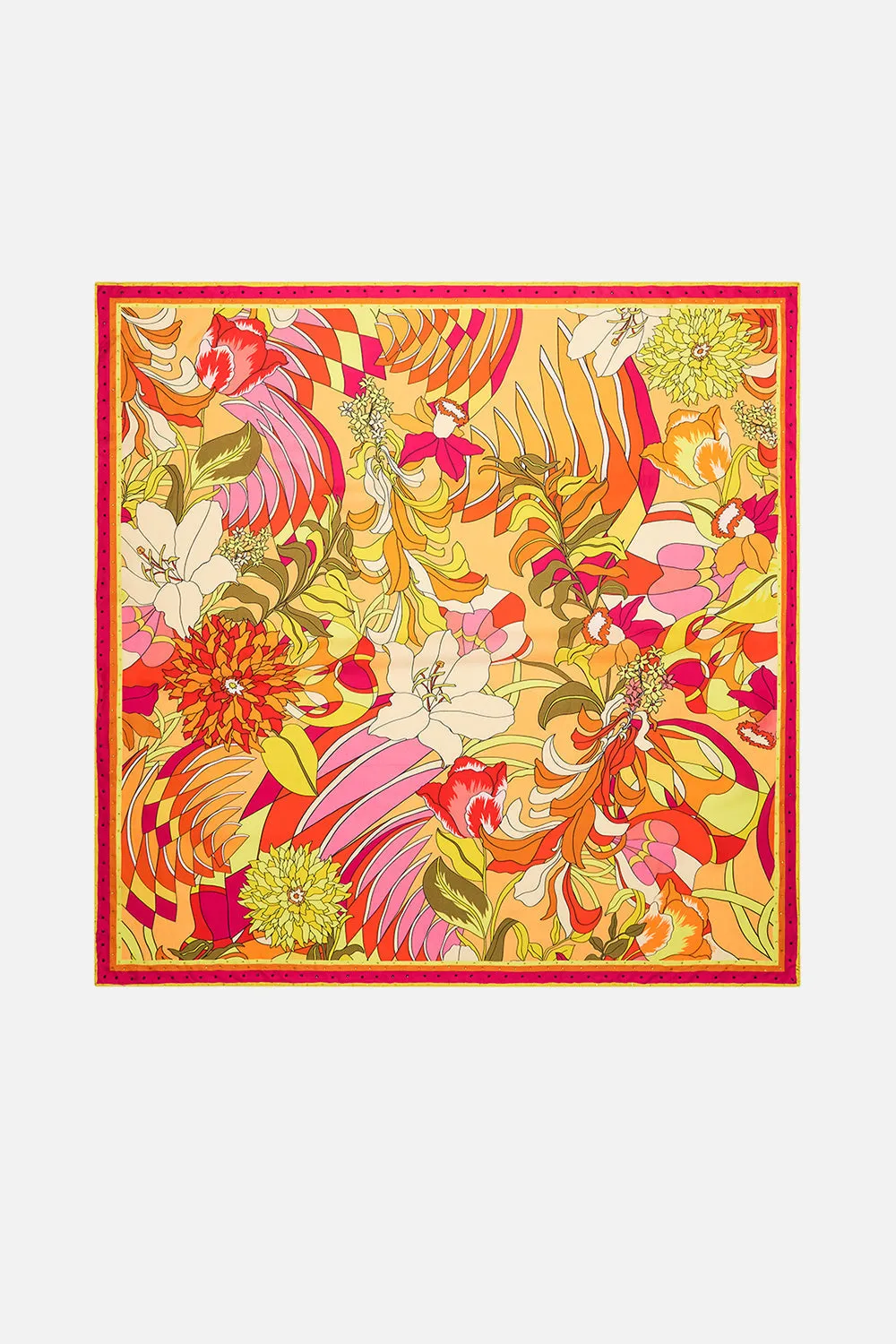 LARGE SQUARE SCARF THE FLOWER CHILD SOCIETY