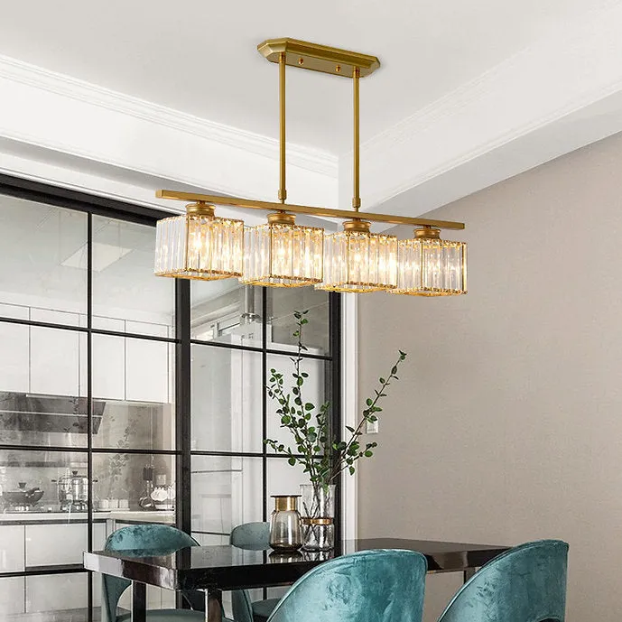 LED Dinning Black Gold Pendant Light