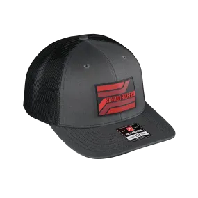 Line Hat - Charcoal Black