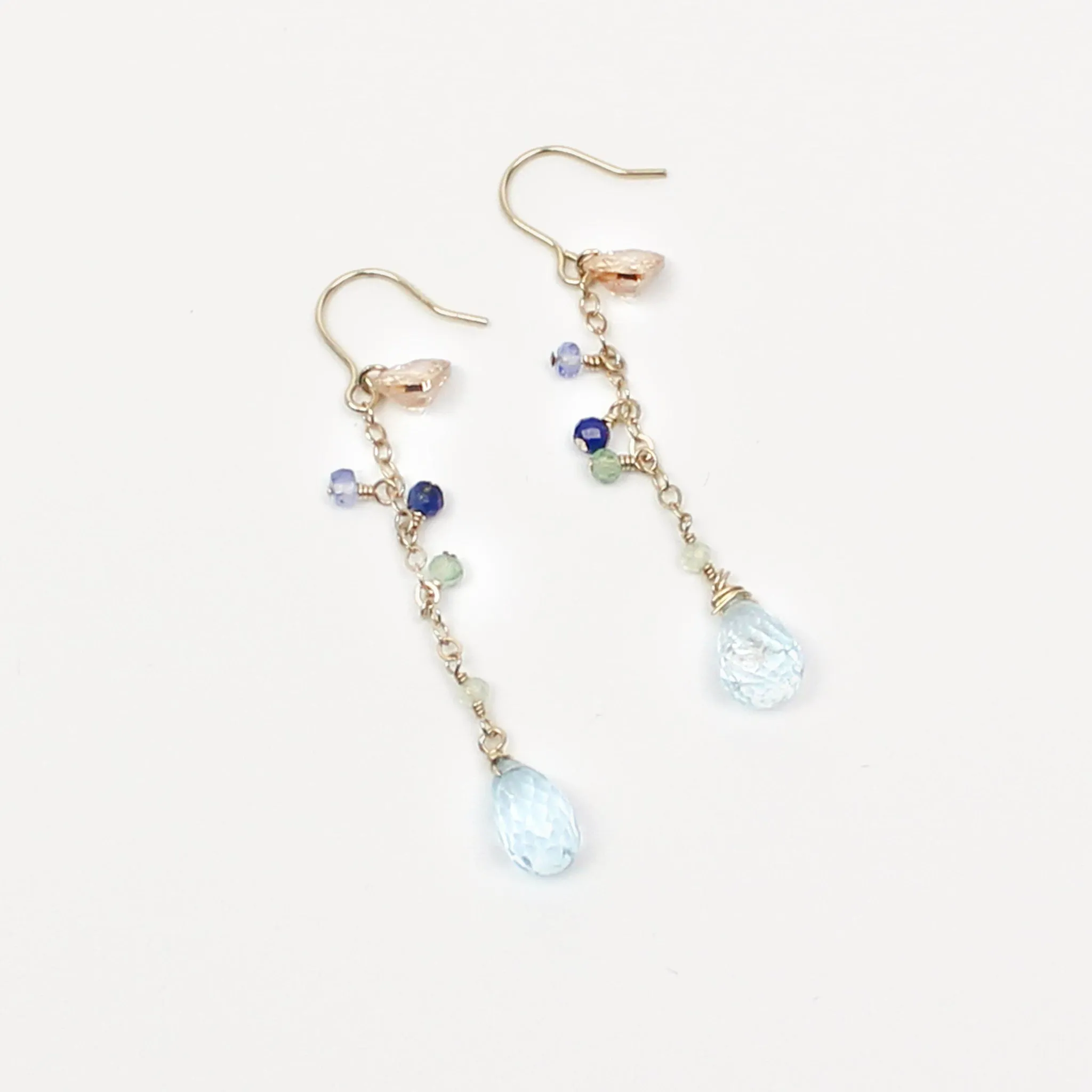 Little Blue Drop Earrings