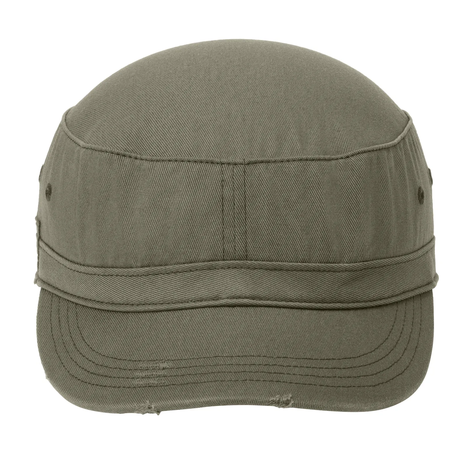 Mafoose Military Style Distressed Enzyme Washed Cotton Twill Caps in 4 Colors