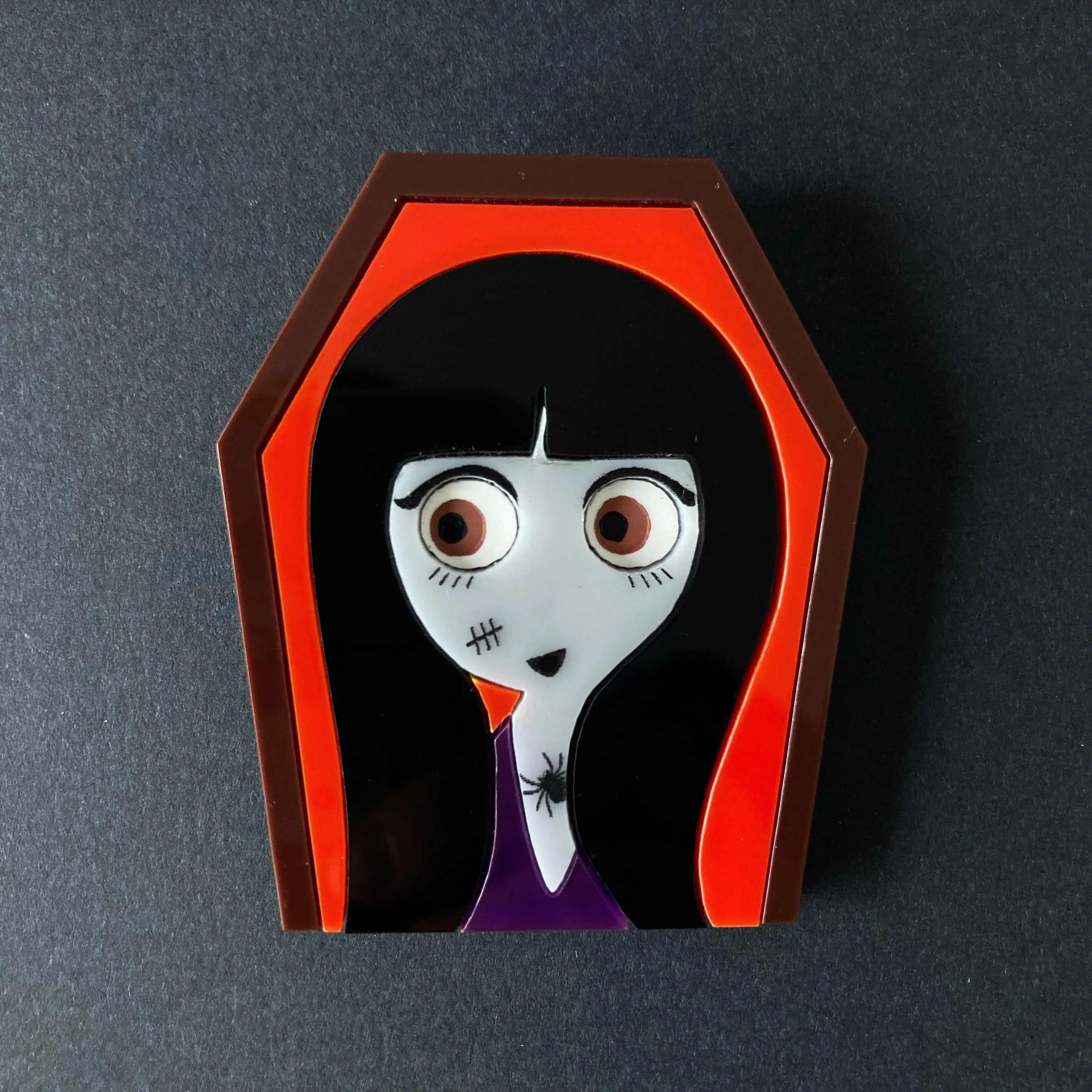 MARCIA & GINO Acrylic Brooch, Halloween 2023 limited editions