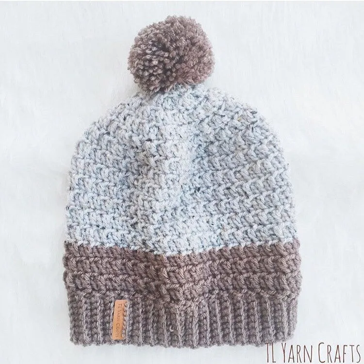 Mega Pom Beanie // Crochet PDF Pattern